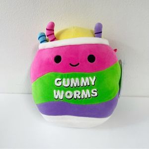 Squishmallows 8” Silver the Gummy Worms Tag